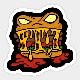 The Burgers Are Coming To Get You Barbara! Sticker